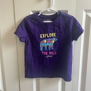 Girls ll bean tee size 4